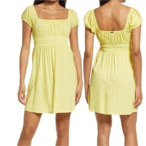Billabong Light Yellow Mini Dress